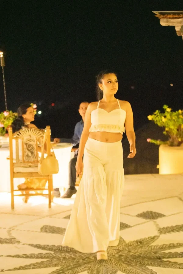 PANTALÓN ALADÍN Y CROP-TOP