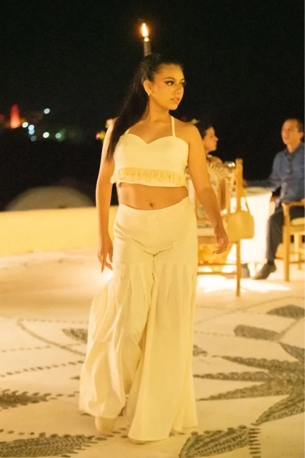 PANTALÓN ALADÍN Y CROP-TOP