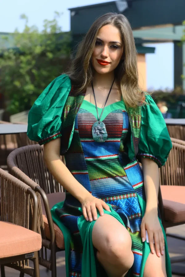 SACO Y VESTIDO DE SEDA