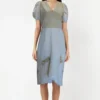 VESTIDO DE TELAR BEIGE