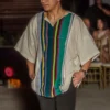 ENSAMBLE DE TELAR RAYADO