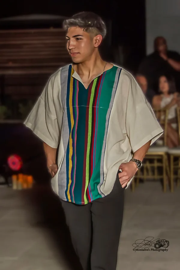 ENSAMBLE DE TELAR RAYADO