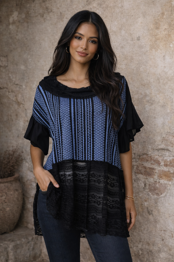 Busa encaje BLUSA MODELO YUNISA